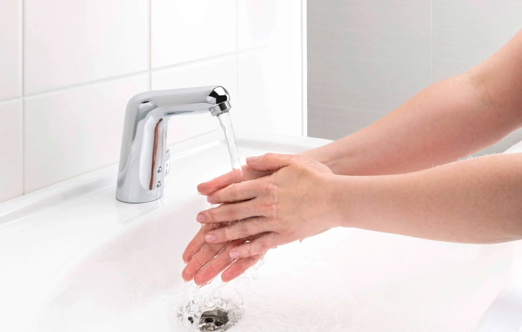 Washbasin faucet, 9/12 V, Bluetooth | 5521F | Chrome