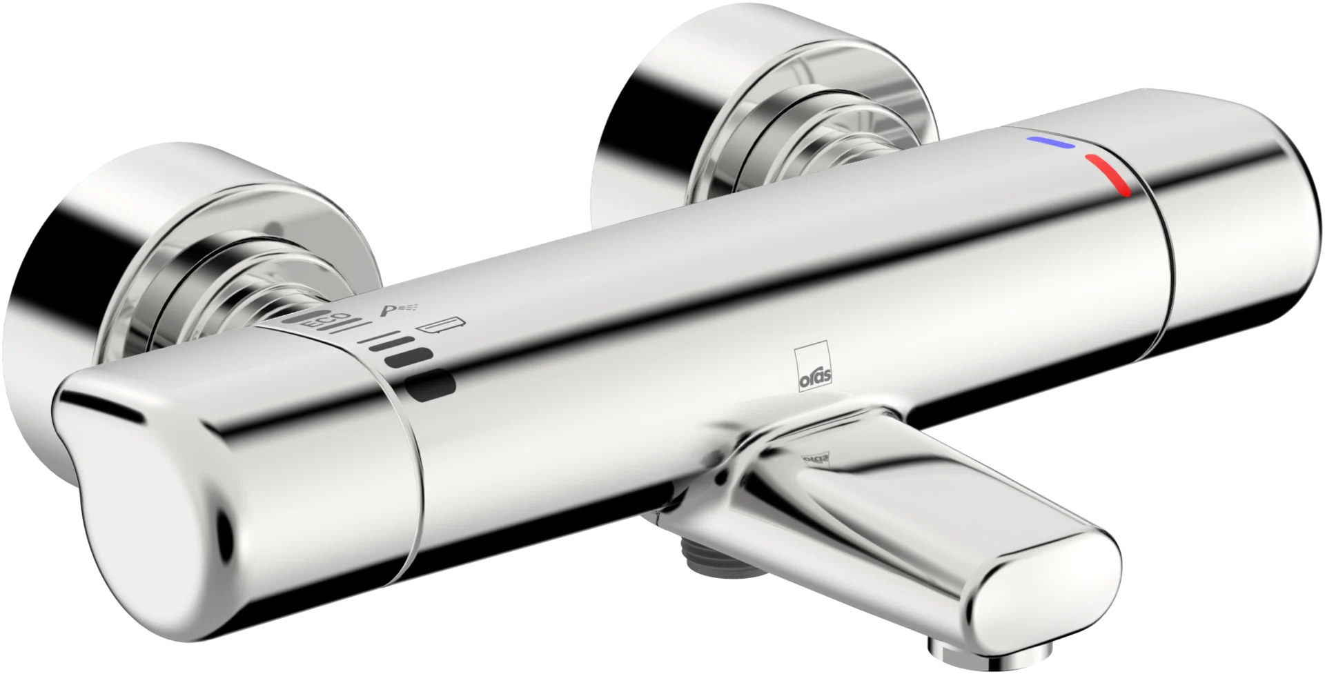 Shower faucet with spout | 5762G | Chrome