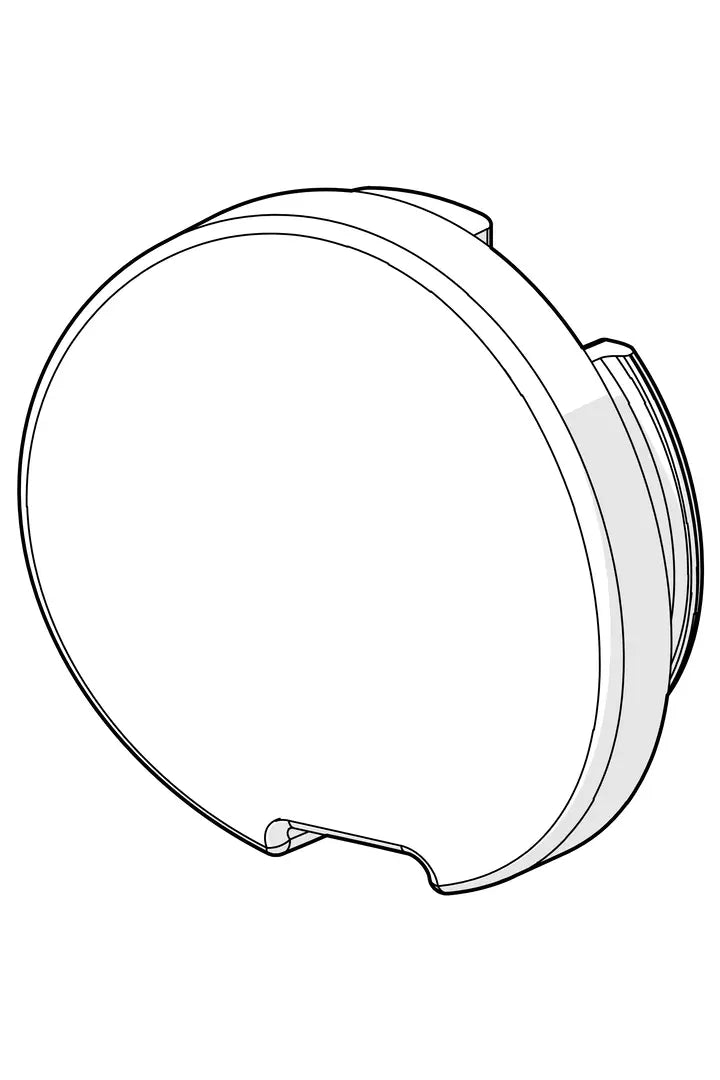 Cover plug | 600749V | Chrome