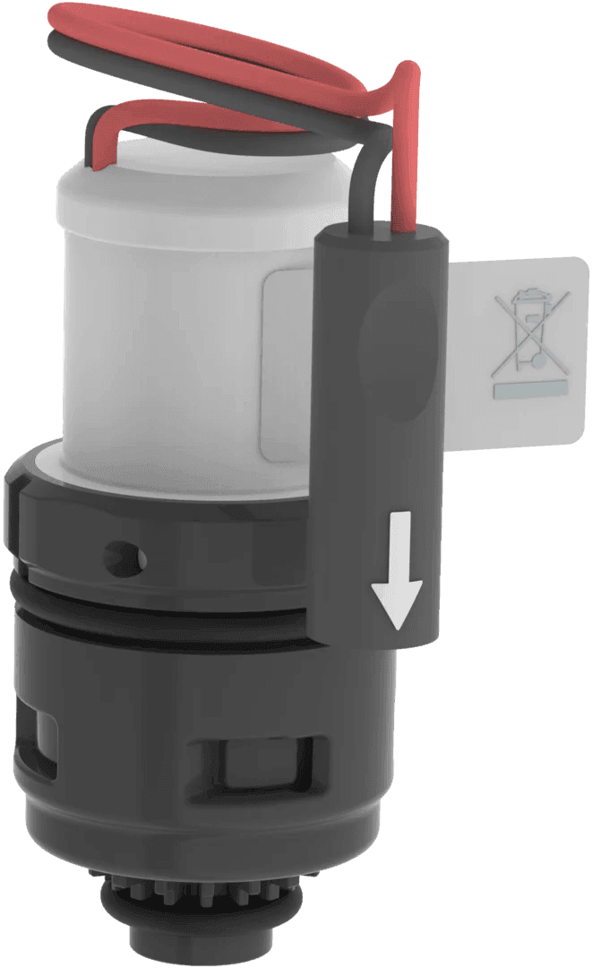 Solenoid valve complete, 3 V | 601307V