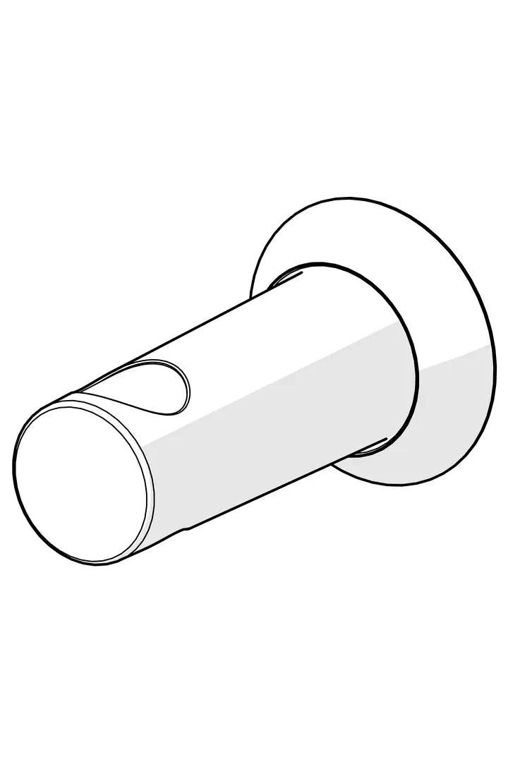 Shower pipe holder | 601407V | Chrome