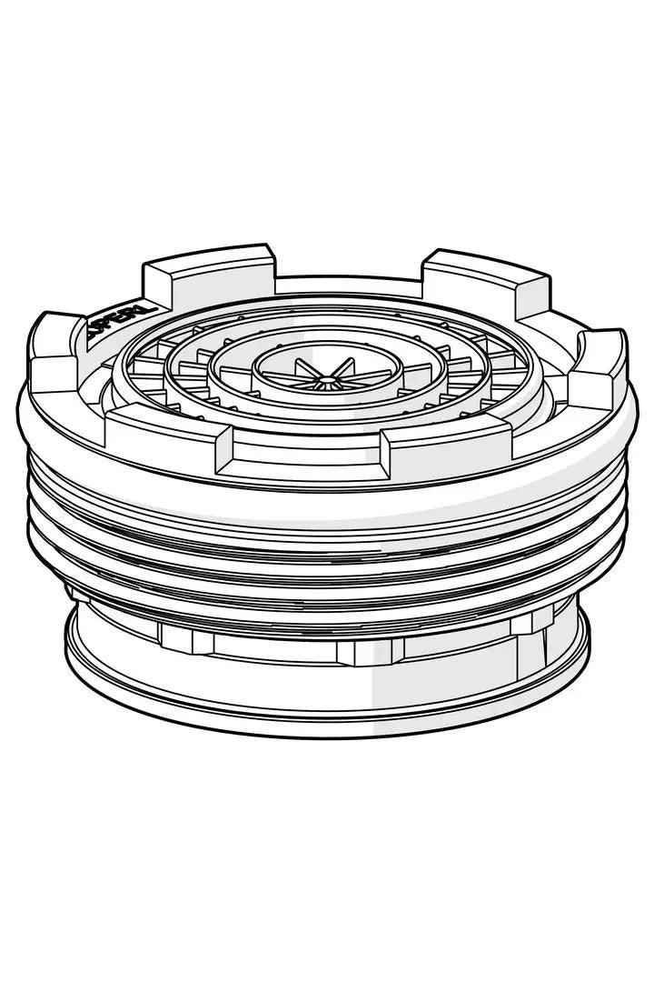 Aerator and key, M21.5x1 HC B | 601920V