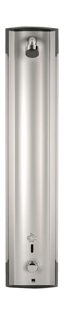 Shower panel, 6 V | 6664S | Aluminium/Chrome