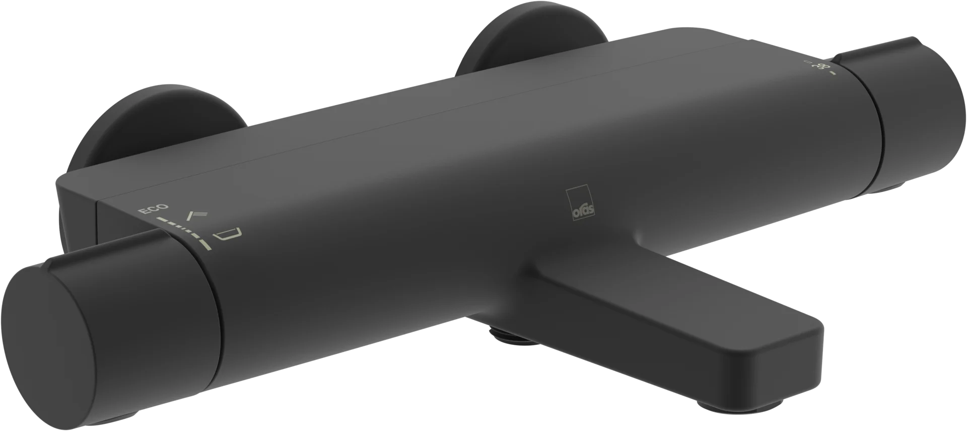 Bath and shower faucet | 7140N-33 | Matt black