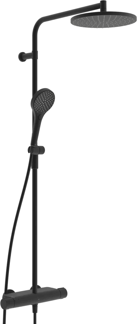 Shower system | 7192N-33 | Matt black
