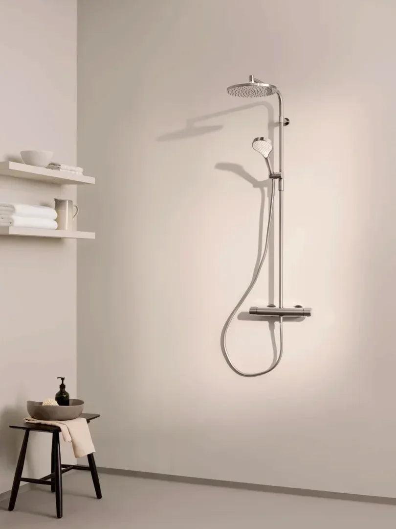 Shower system | 7192N-80 | Brushed steel