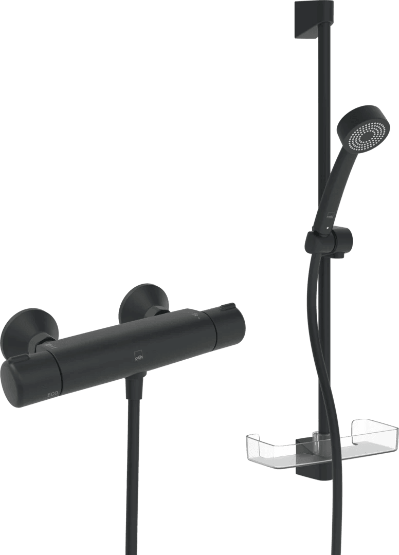 Shower faucet with shower set | 7412G-33 | Matt black