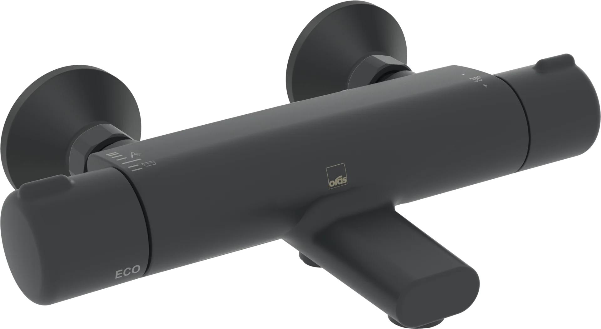 Shower faucet with spout | 7462G-33 | Matt black