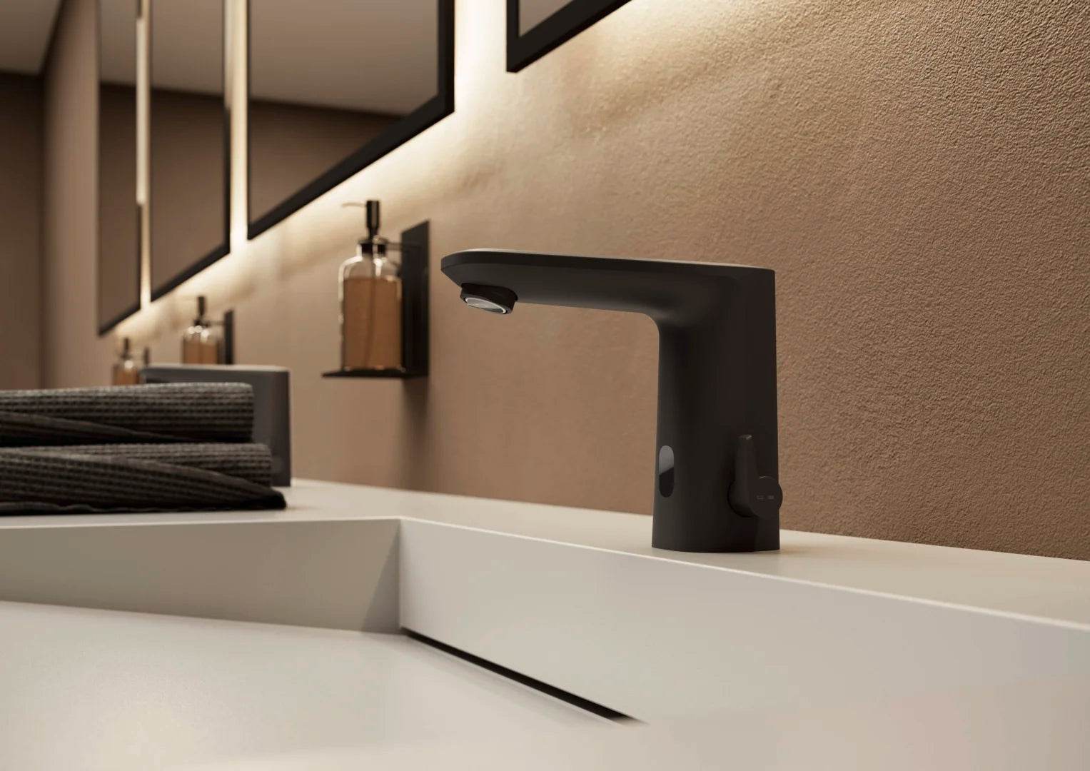 Washbasin faucet, 3 V, Bluetooth | 9210FZ-33 | Matt black