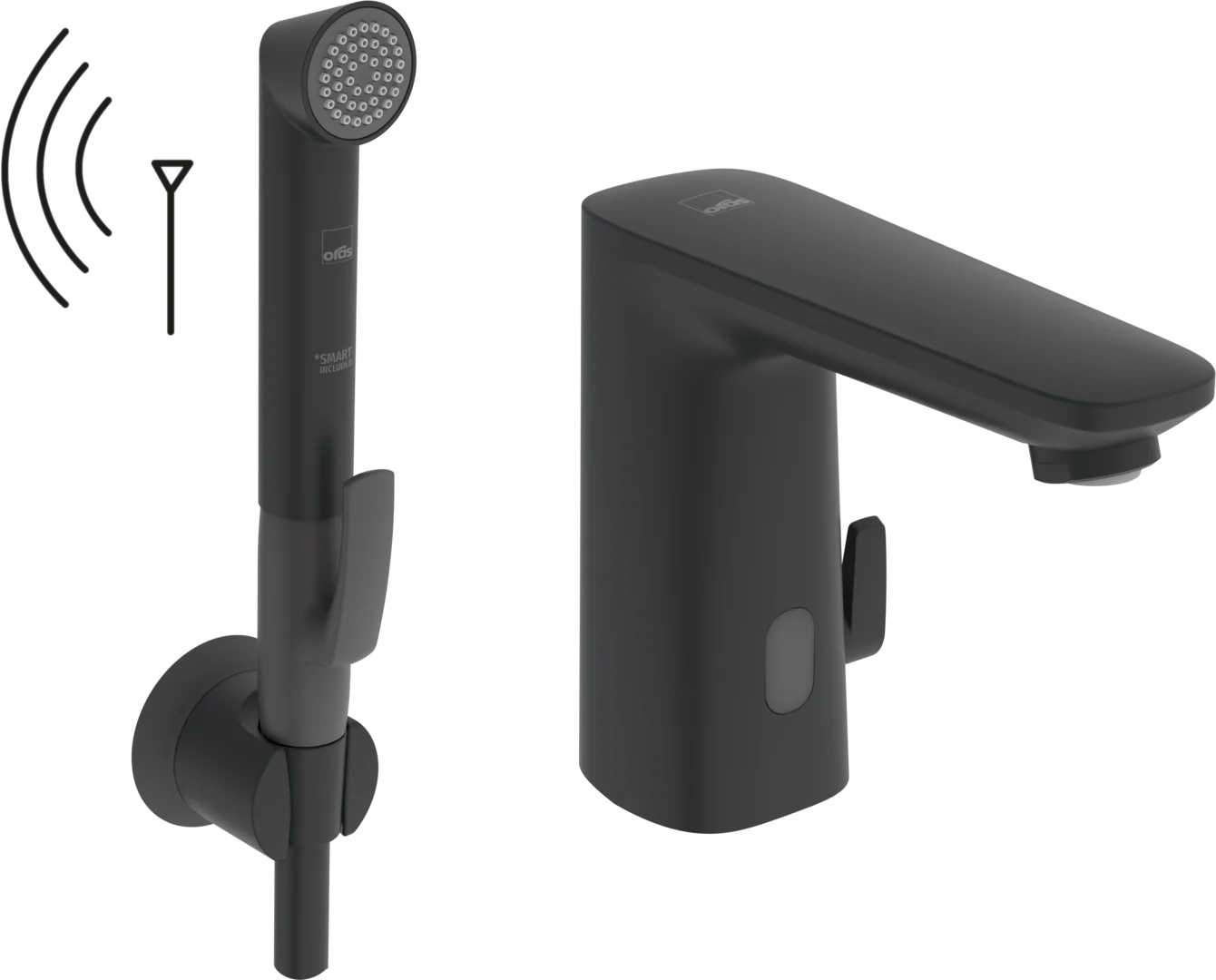 Servantkran, 3 V, Bluetooth | 9212FZ-33 | Svart matt