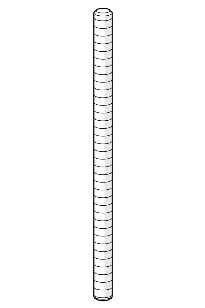 Pinneskrue, M8x1, L=130 | 1000780V