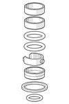 Sealing kit for spout | 1001098V
