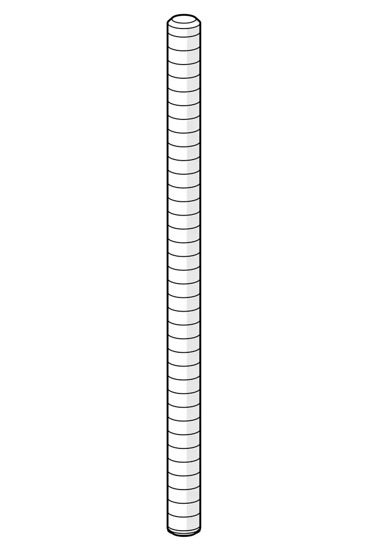 Fixing screw, M8x1, L=250 | 1002624V