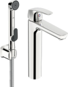 High washbasin faucet | 1002F | Chrome