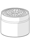 Strålesamler, M22x1 STD PL HC A Laminar | 1003610V | Krom
