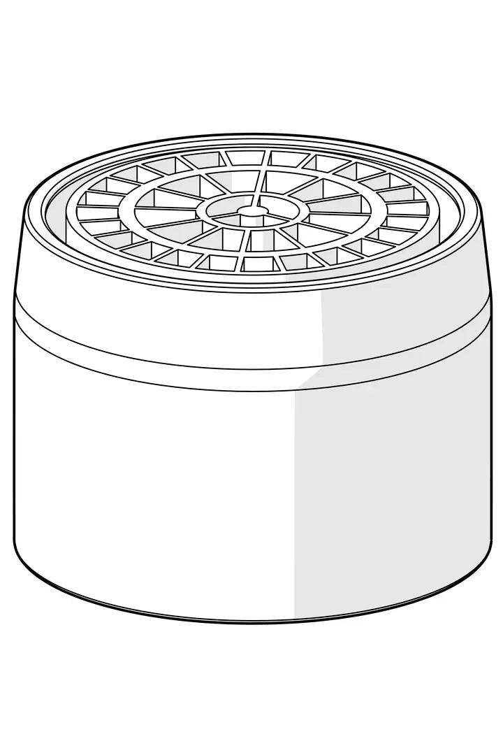 Aerator, M22x1 STD PL HC A Laminar | 1003610V | Chrome