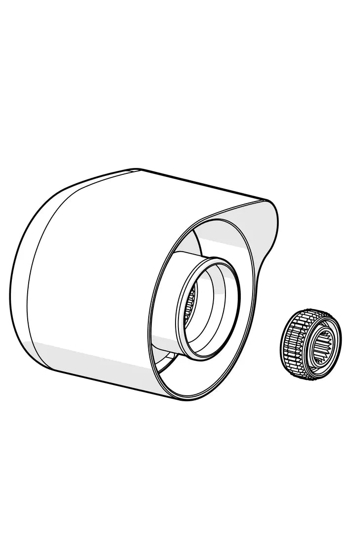 Flow control handle | 1006422V | Chrome