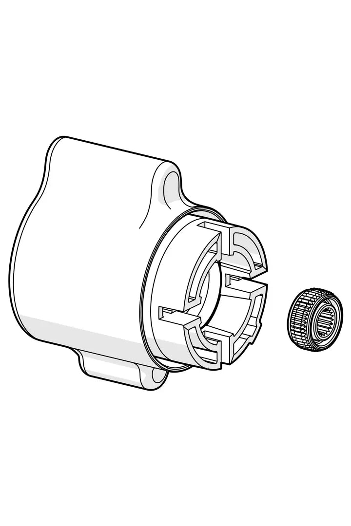 Flow control handle | 1006423V | Chrome