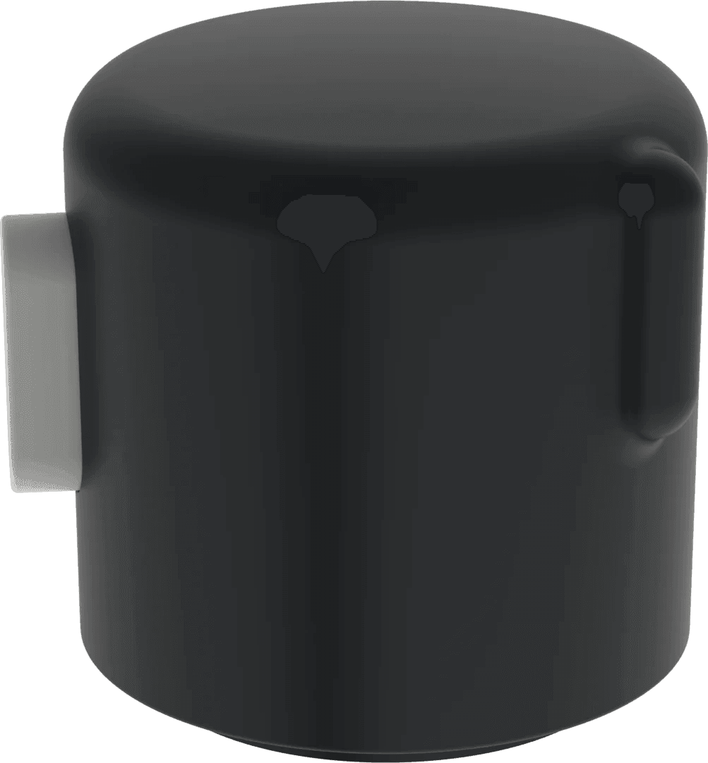 Temperature control handle | 1008607V-33 | Matt black