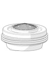 Aerator, STD M24x1 HC PCA 4.6 l/min | 1013547V