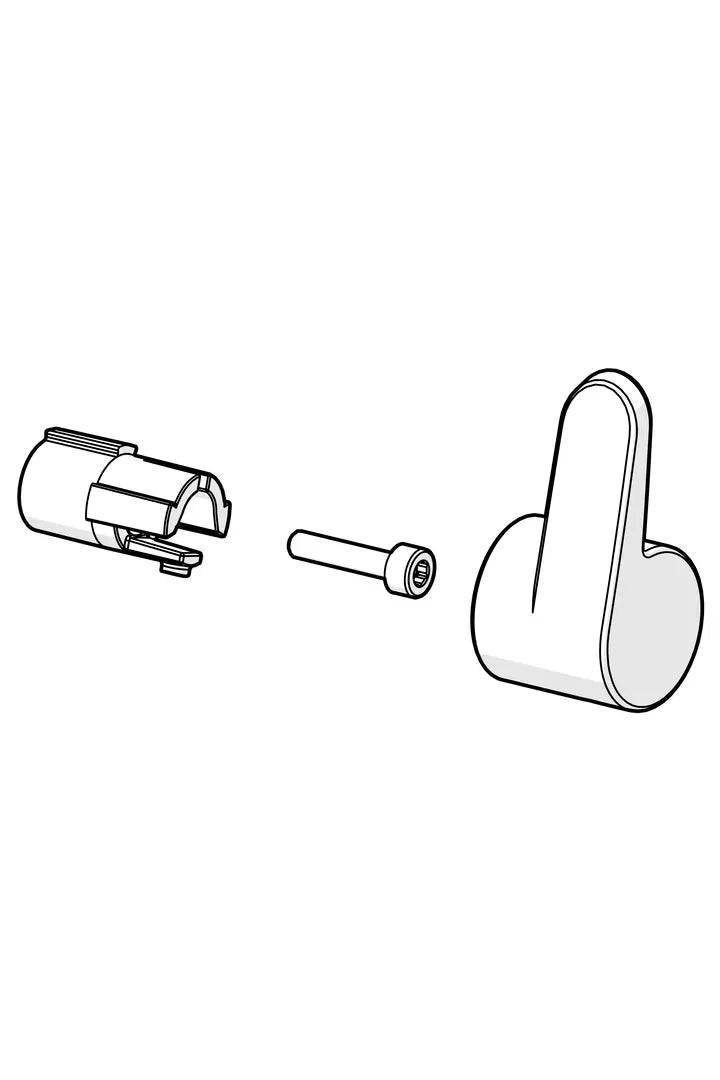 Temperature control handle | 1016155V | Chrome