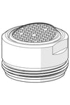 Strålesamler, M24x1 HC PCA 7.0 l/min | 1016723V | Krom
