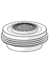 Aerator, STD M24x1 HC PCA 8.0 l/min SSR | 1016774V