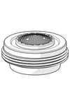 Aerator, STD M24x1 HC PCA 8.0 l/min SSR | 1016774V