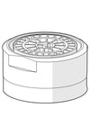 Strålesamler, STD M24x1 HC A | 1017197V-33 | Svart matt
