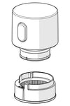 Temperature control handle | 1018476V | Chrome