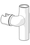 Slide for shower rail, d 22 mm | 1018479V | Chrome