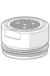 Aerator, STD M24x1, Laminar | 1018569V | Chrome
