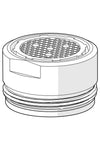 Aerator, STD M24x1, Laminar | 1018569V | Chrome