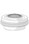 Aerator, STD M24x1 HC PCA 7.0 l/min | 1019200V