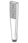 Hand shower | 1019744V-80 | Brushed steel