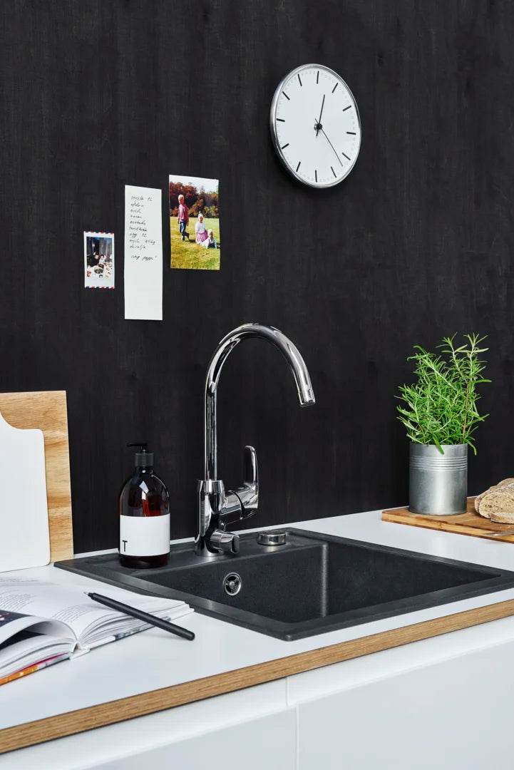 Kitchen faucet with dishwasher valve | 1029F | Chrome