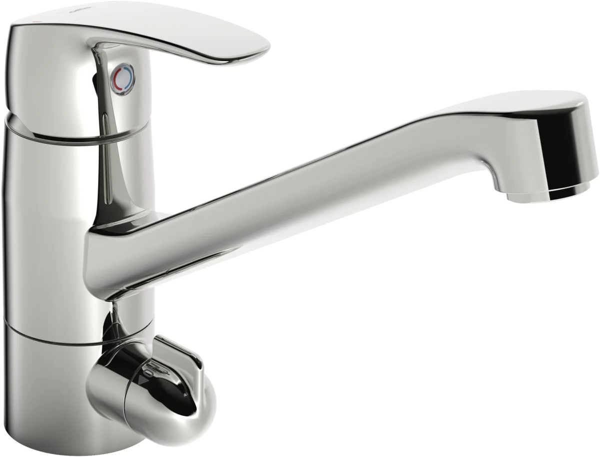 Kitchen faucet with dishwasher valve | 1035FS-104 | Chrome