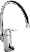 Kitchen faucet with dishwasher valve | 1039F | Chrome