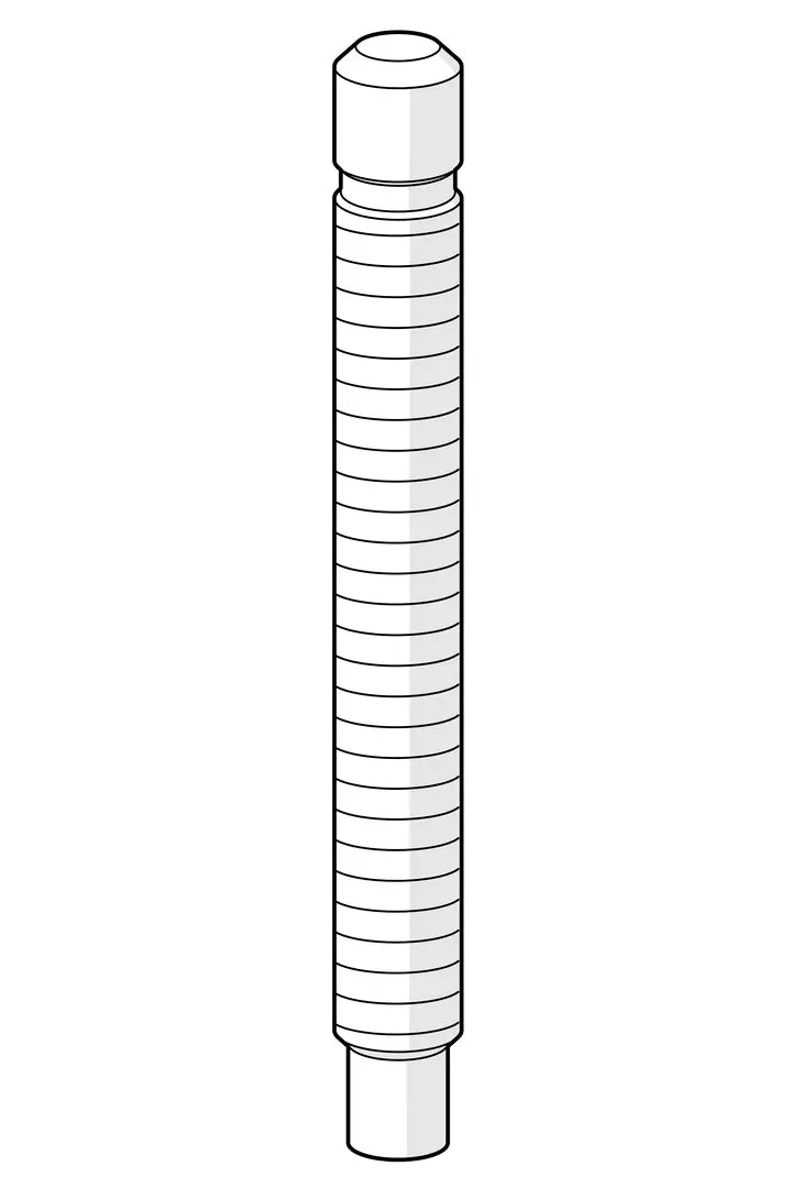 Pinneskrue (10stk), M6x55 | 158727/10