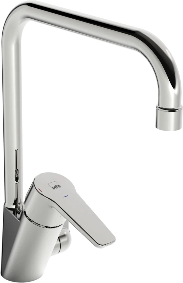 Kitchen faucet with dishwasher valve | 1524F-104 | Chrome