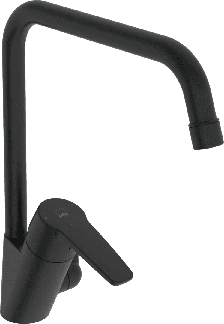 Kitchen faucet with dishwasher valve | 1534F-106-33 | Matt black