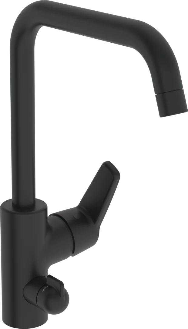 Kitchen faucet with dishwasher valve | 1536F-106-33 | Matt black