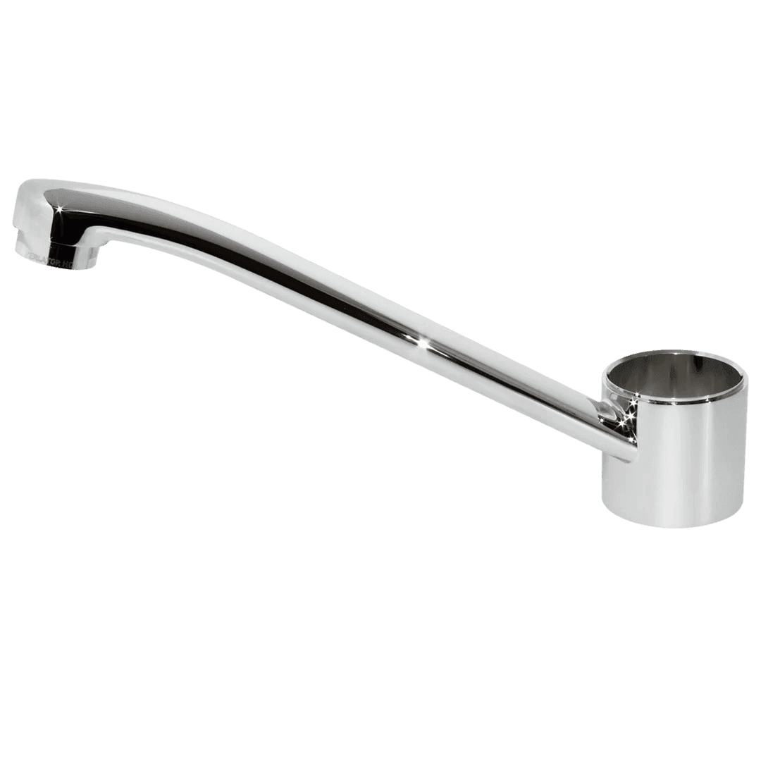 Spout, L=210 | 159484V | Chrome