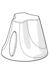 Temperature control handle | 169981V | Chrome