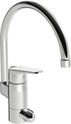 Kitchen faucet with dishwasher valve | 1839FGG | Chrome