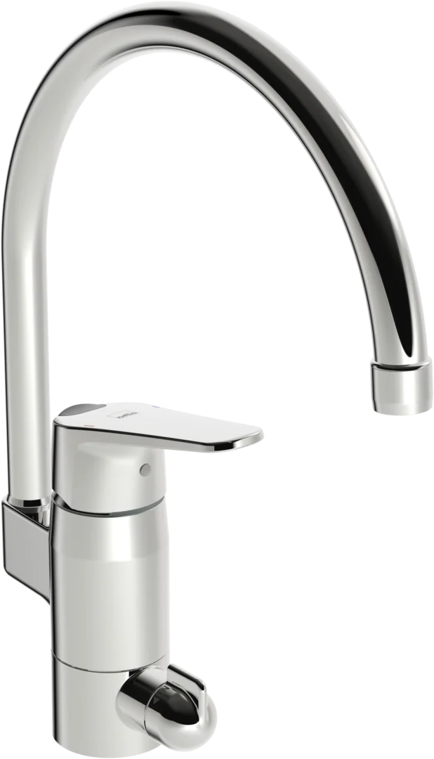 Kitchen faucet with dishwasher valve | 1839FGG | Chrome
