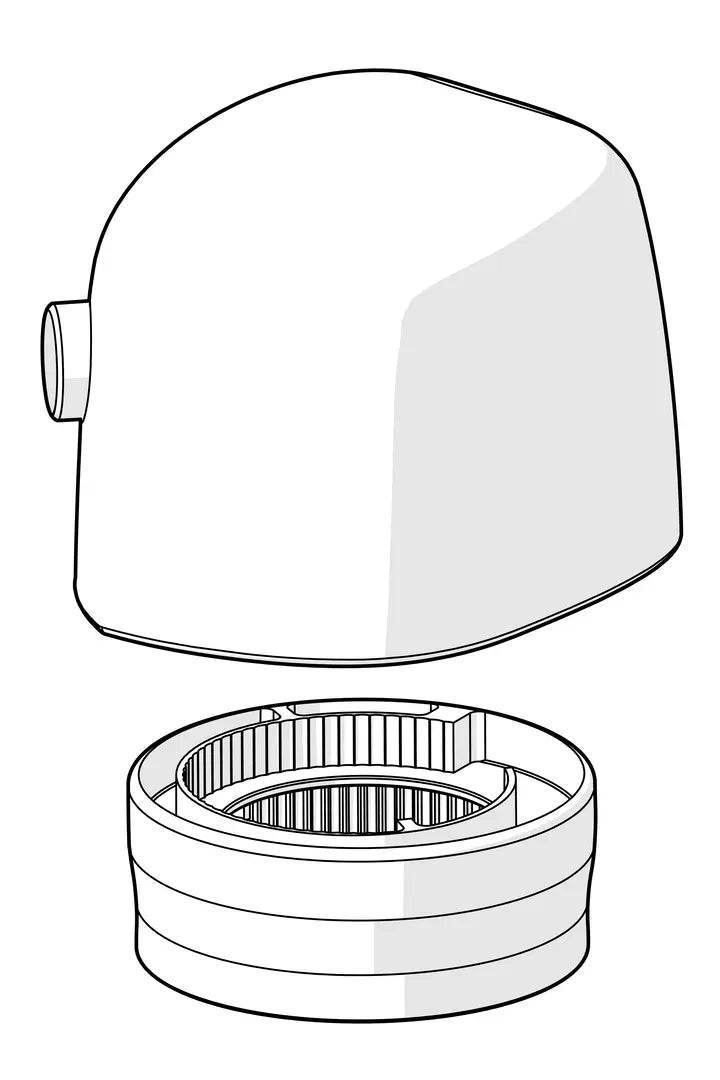 Temperature control handle | 188089V | Chrome