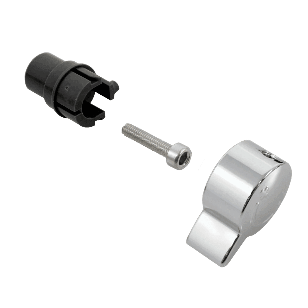 Temperature control handle, L=15 | 199212V | Chrome