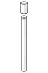 Flush pipe, 6567, 6567Z | 199228V