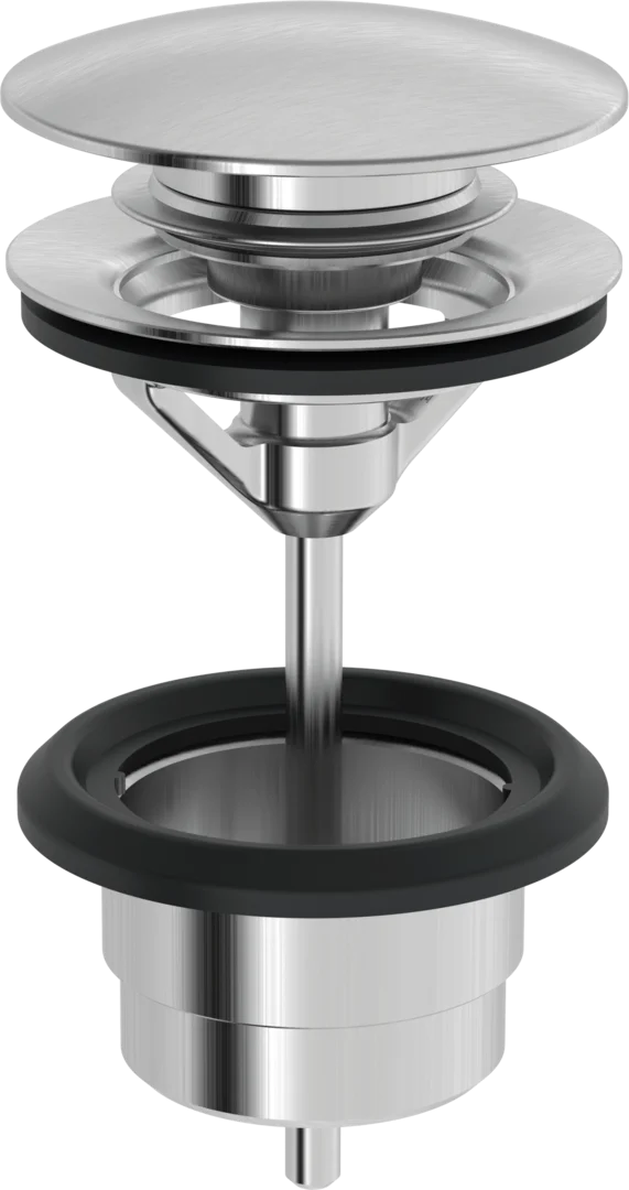 Rapid pop-up waste | 200061-80 | Brushed steel